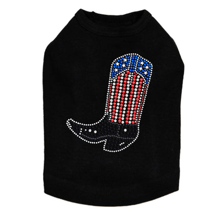 Boot (Red, White, & Blue) - Dog Tank