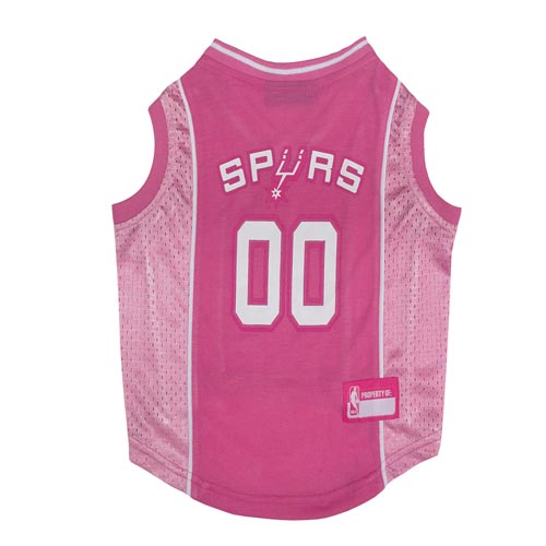 San Antonio Spurs PINK Dog Jersey