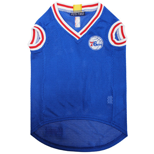 Philadelphia 76ers Mesh Basketball Jersey by Pets First MVP_Dogs