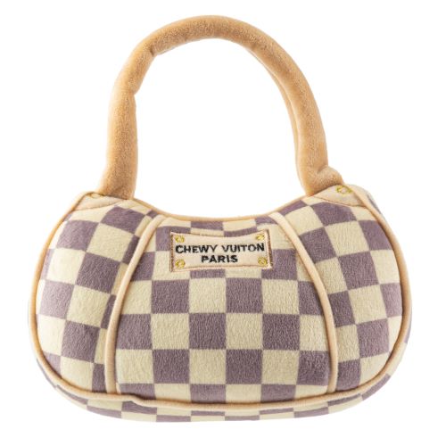 Checker Chewy Vuiton Purse by Haute Diggity Dog