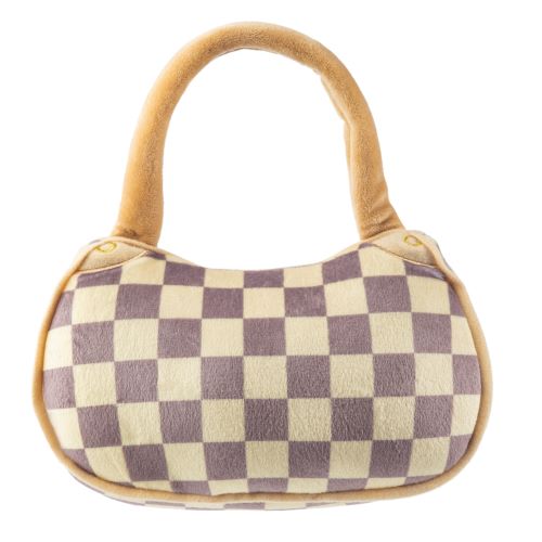 Checker Chewy Vuiton Purse by Haute Diggity Dog