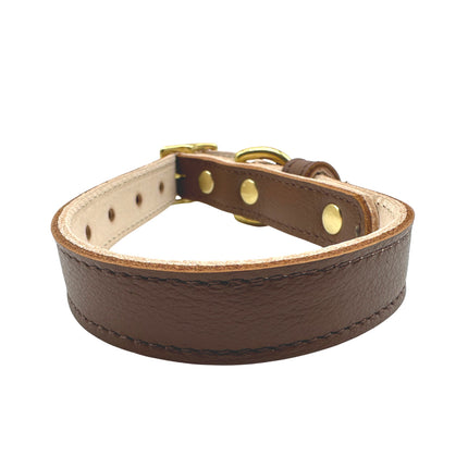 Plain Leather Dog Collar