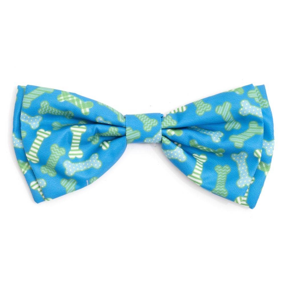 Blue Preppy Bones Bow Tie Default Title