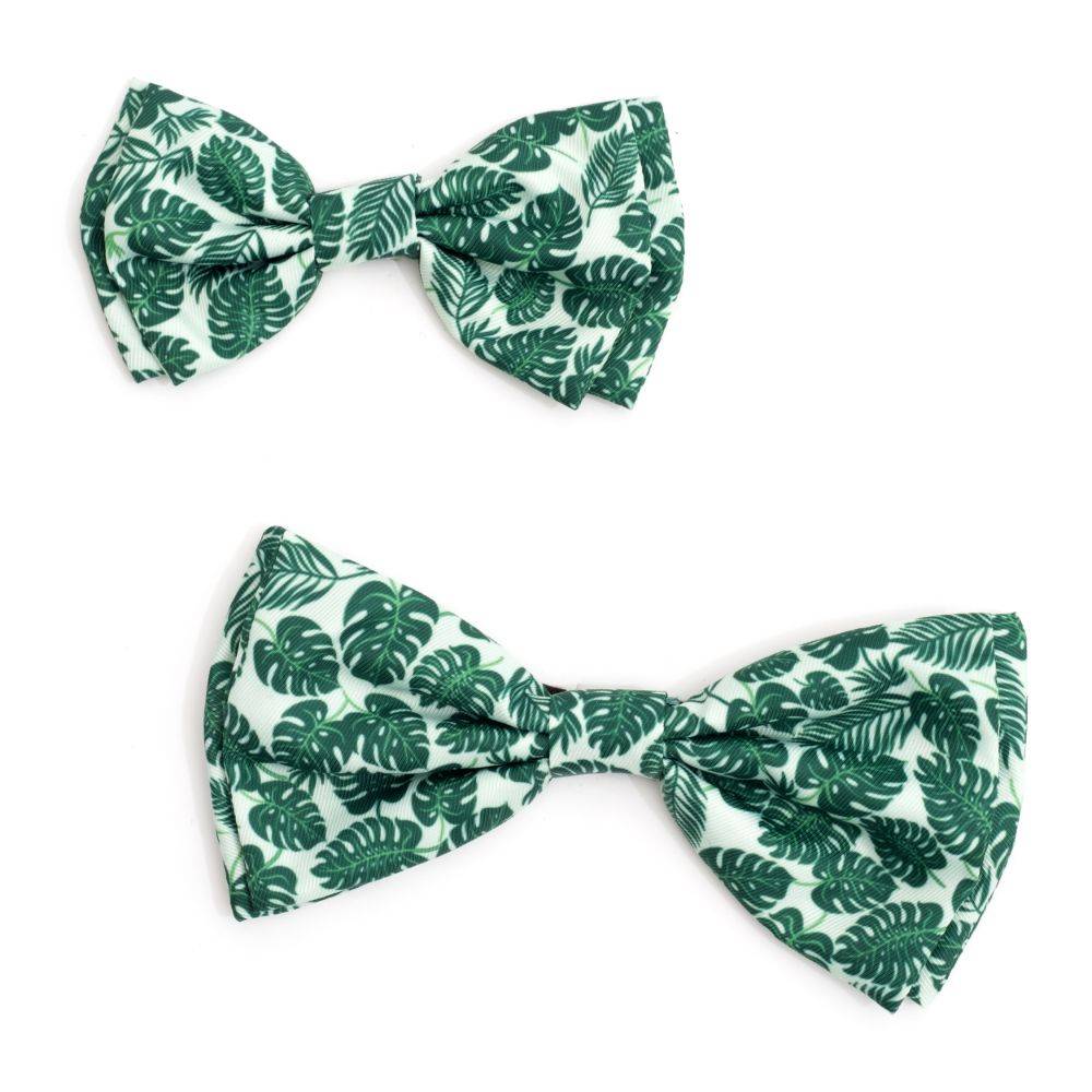 Tropical Leaves Bow Tie