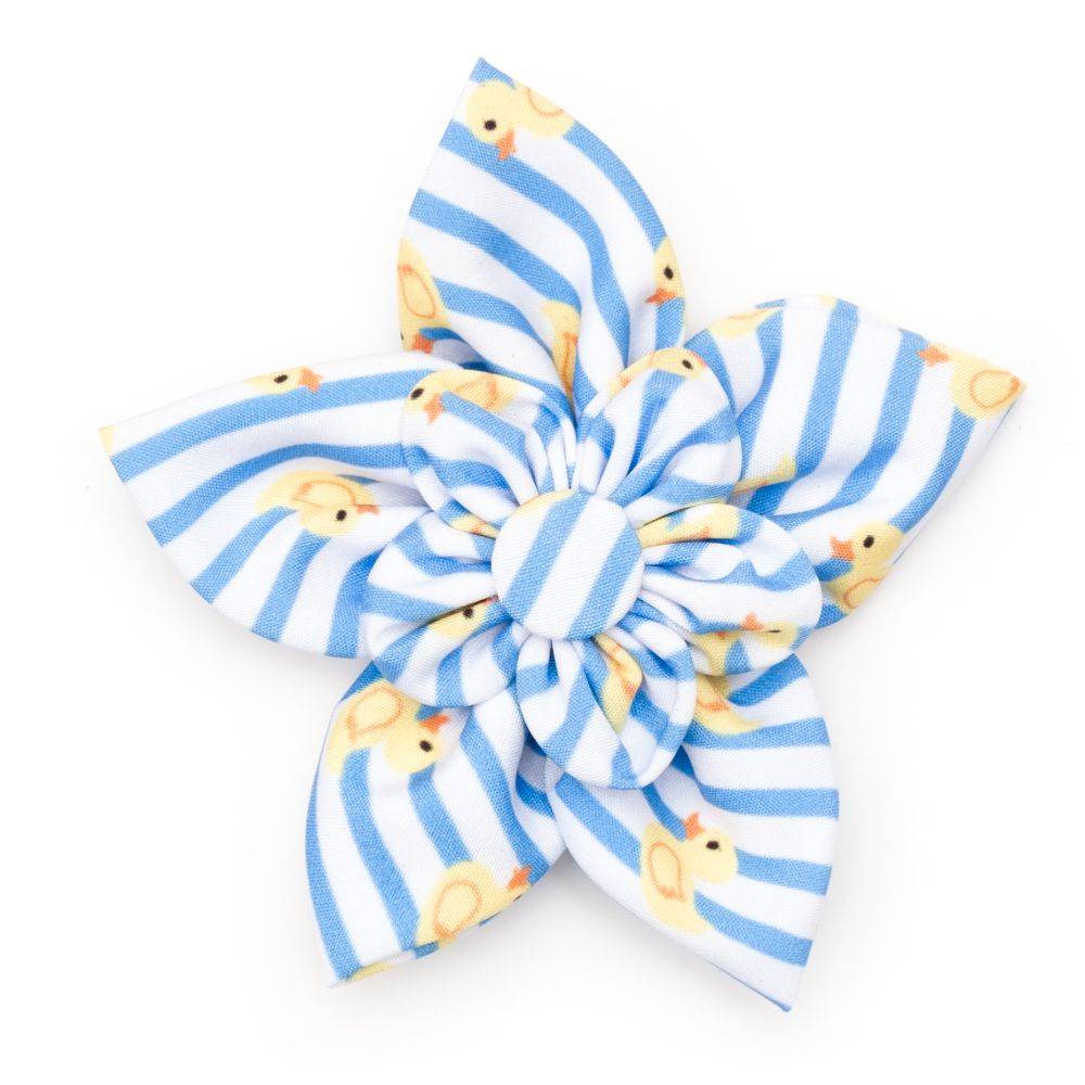 Light Blue/White Stripe Rubber Duck Flower Default Title