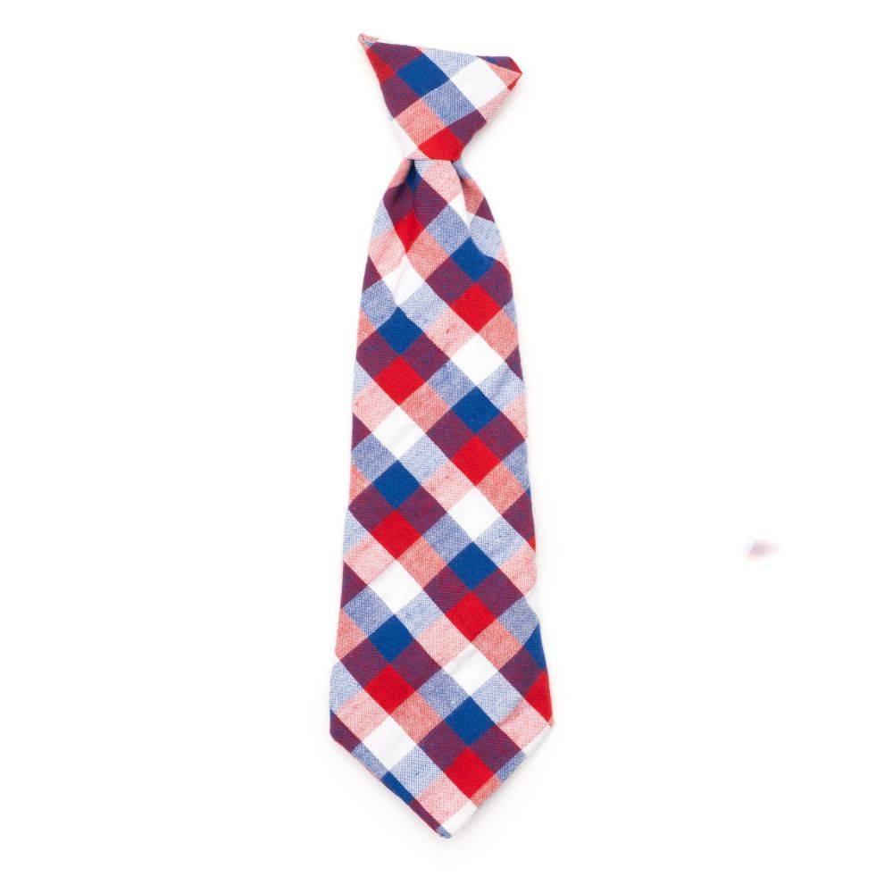 Red/White/Blue Check Neck Tie Default Title