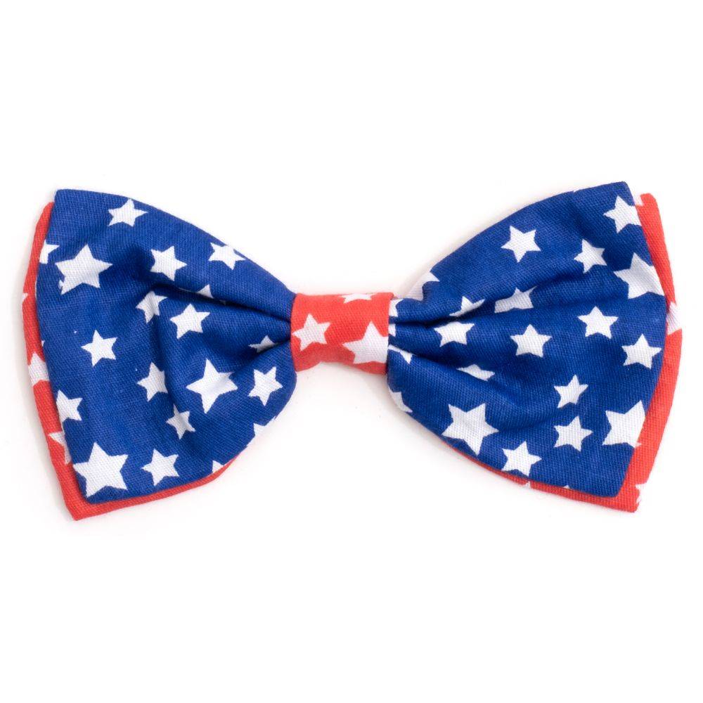 Navy/Red Stars Bow Tie Default Title