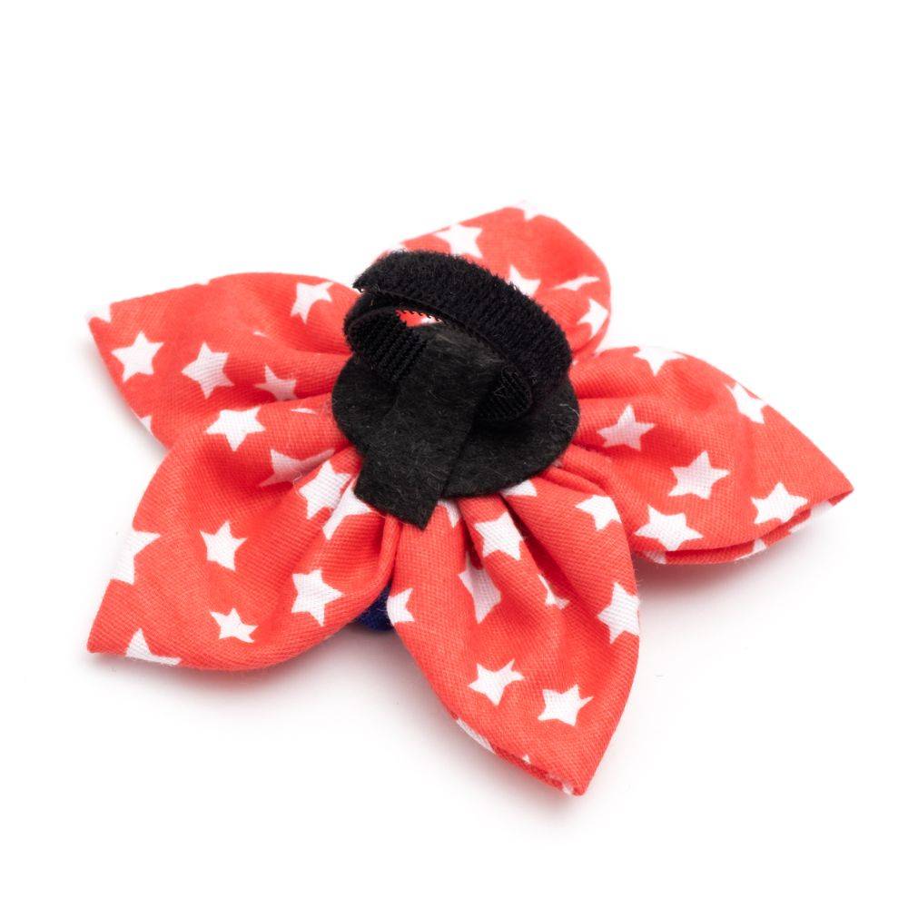 Red/Navy Stars Flower