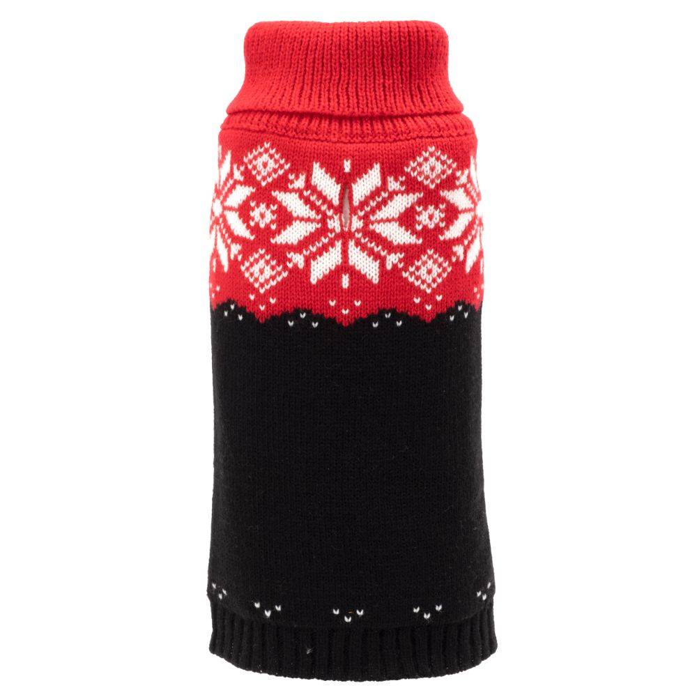 Red/Black Snowtrails Sweater Default Title