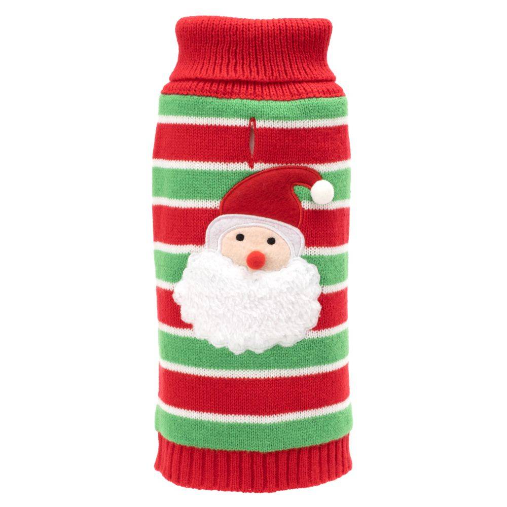 Red/Green Stripe Santa Sweater