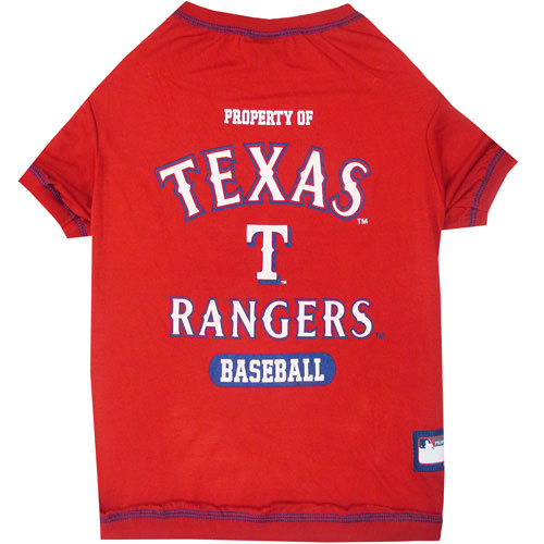 Texas Rangers MLB Dog Tee Shirt