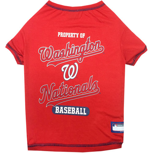 Washington Nationals MLB Dog Tee Shirt