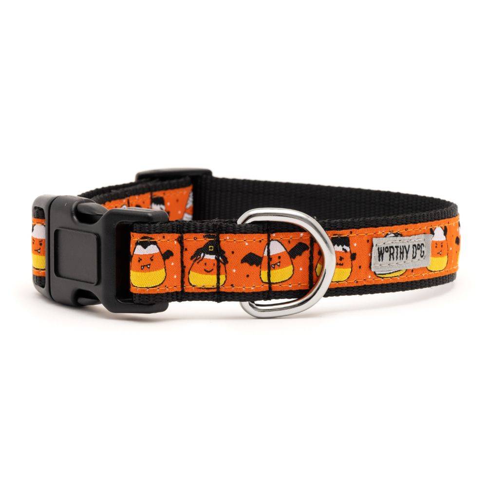 Orange Candy Corn Ghouls Collar