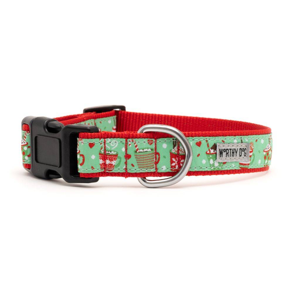 Green Holiday Lattes Collar