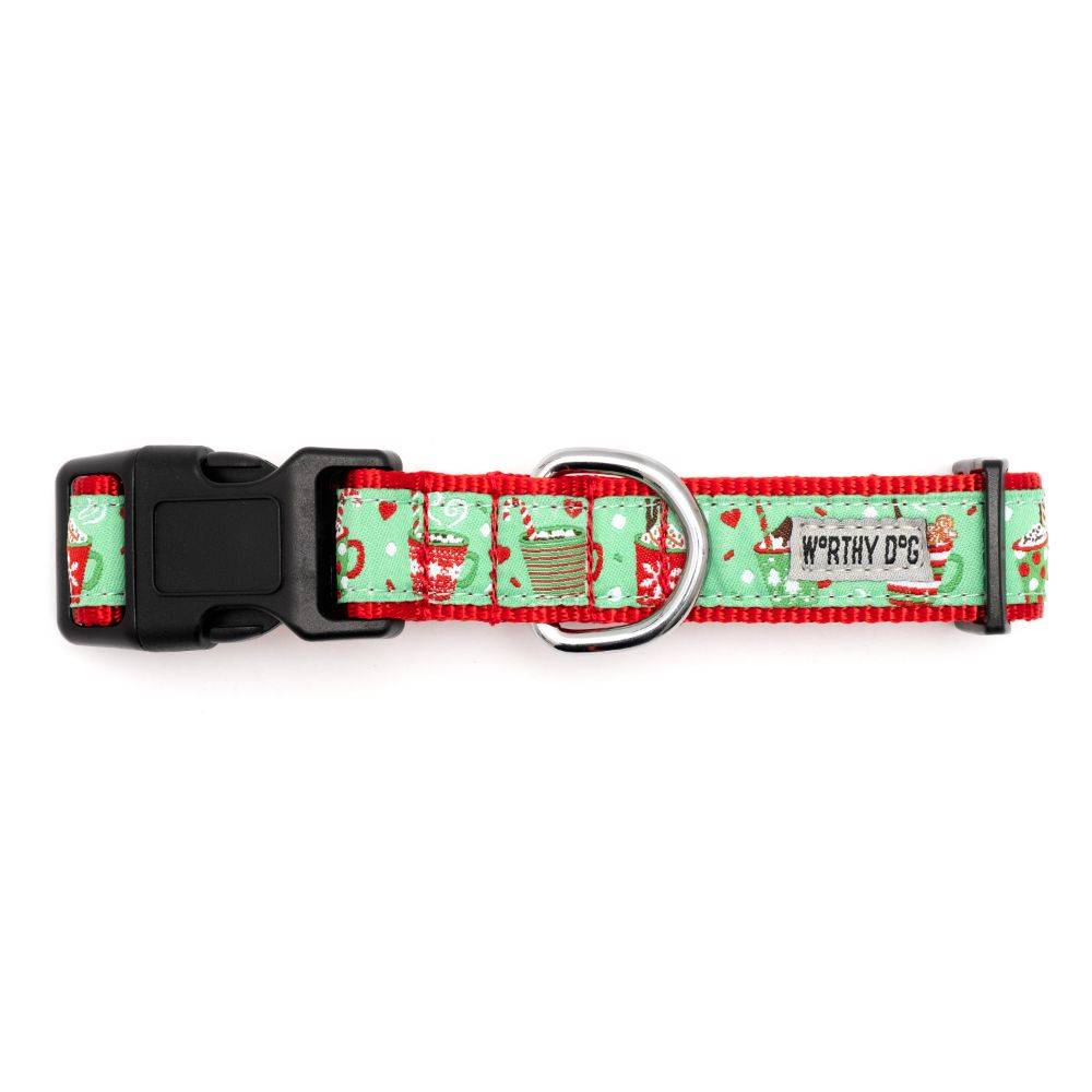 Green Holiday Lattes Collar