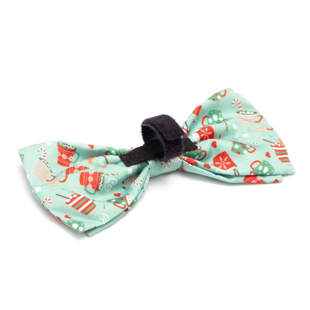 Green Holiday Lattes Bow Tie