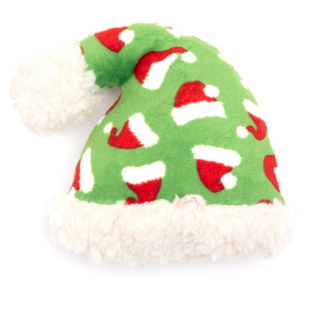 Green Santa Hat Cat Toy Default Title