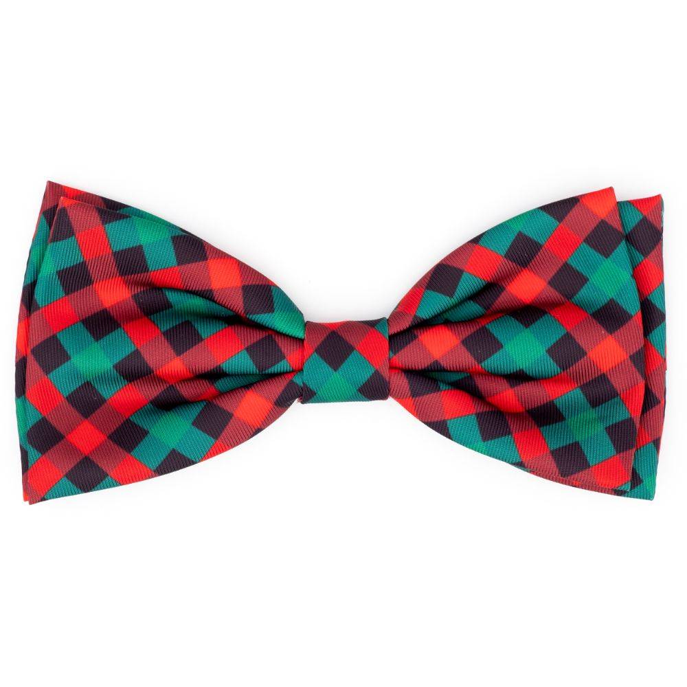 Holiday Check Bow Tie Default Title