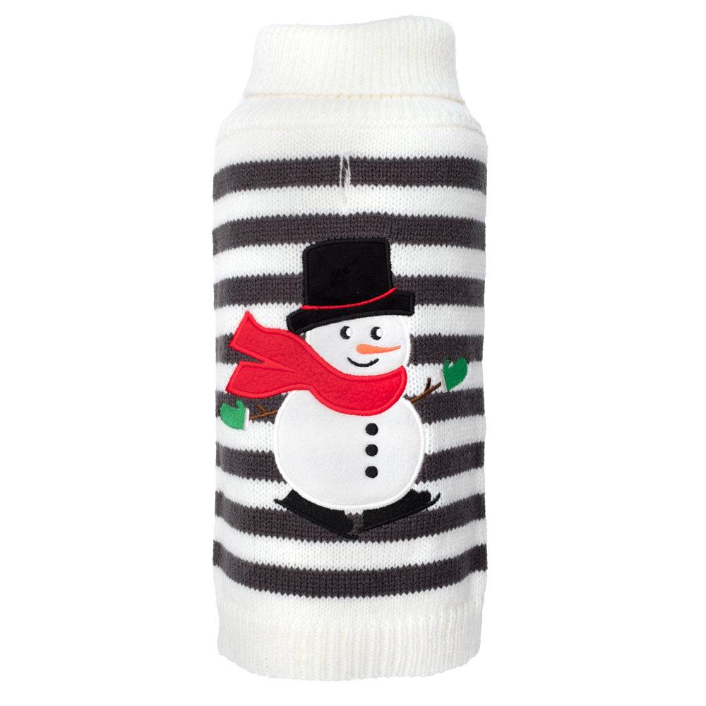 Stripe Snowman Sweater Default Title