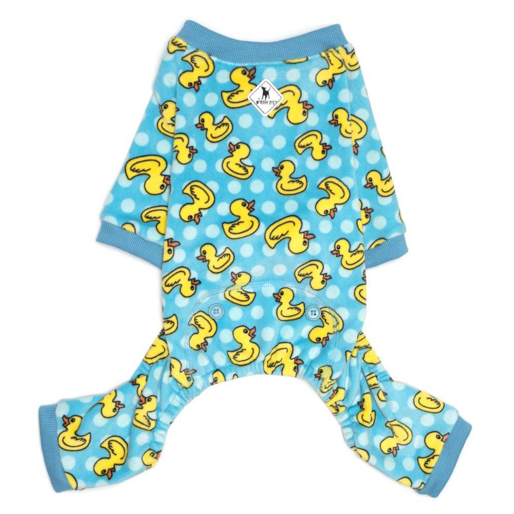 Rubber Duck Fleece Dog Jammies Default Title