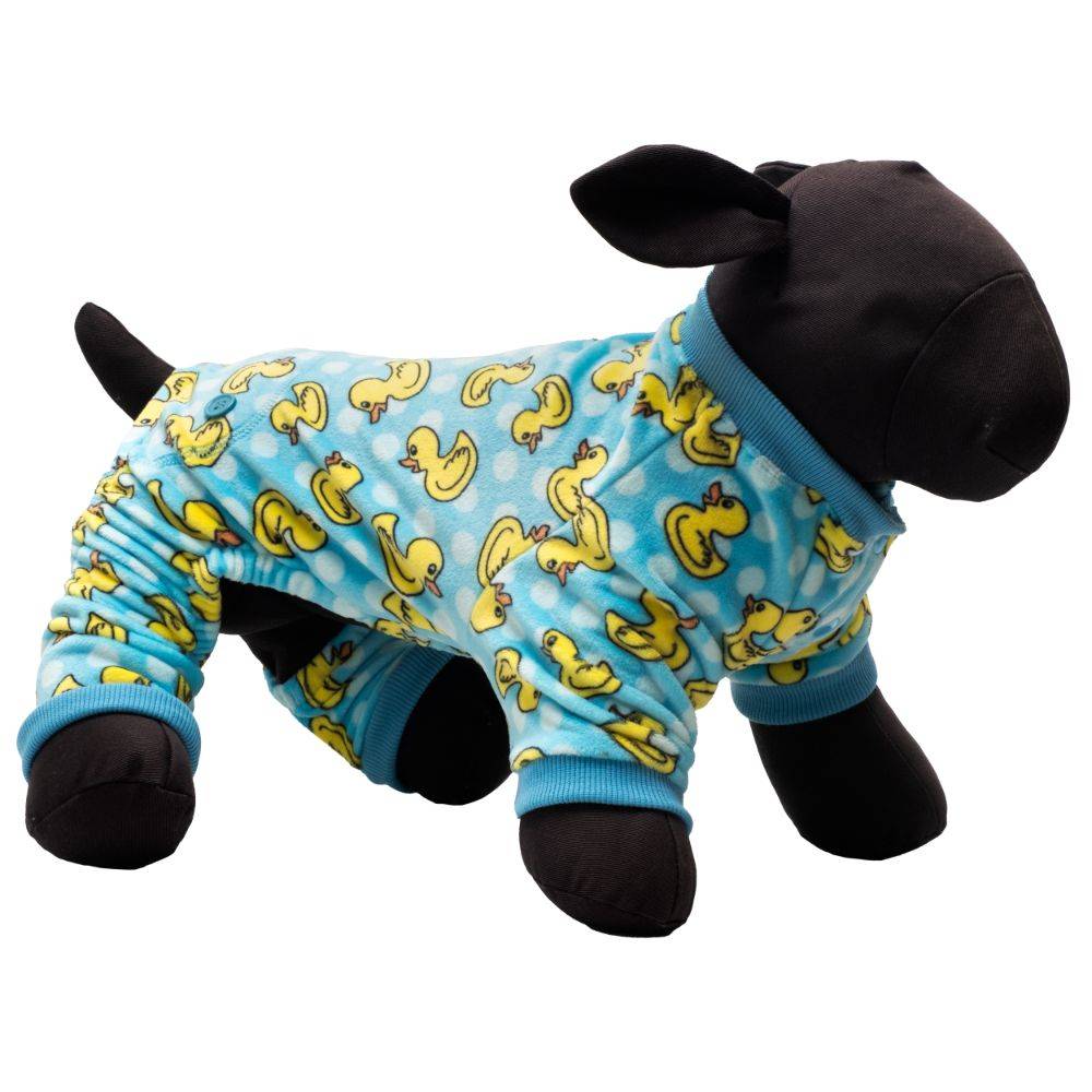 Rubber Duck Fleece Dog Jammies