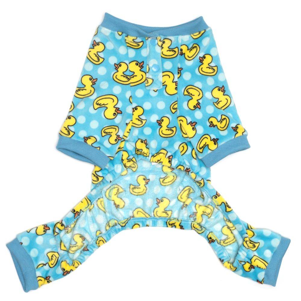 Rubber Duck Fleece Dog Jammies