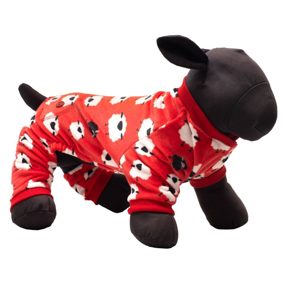 Counting Sheep Fleece Dog Jammies