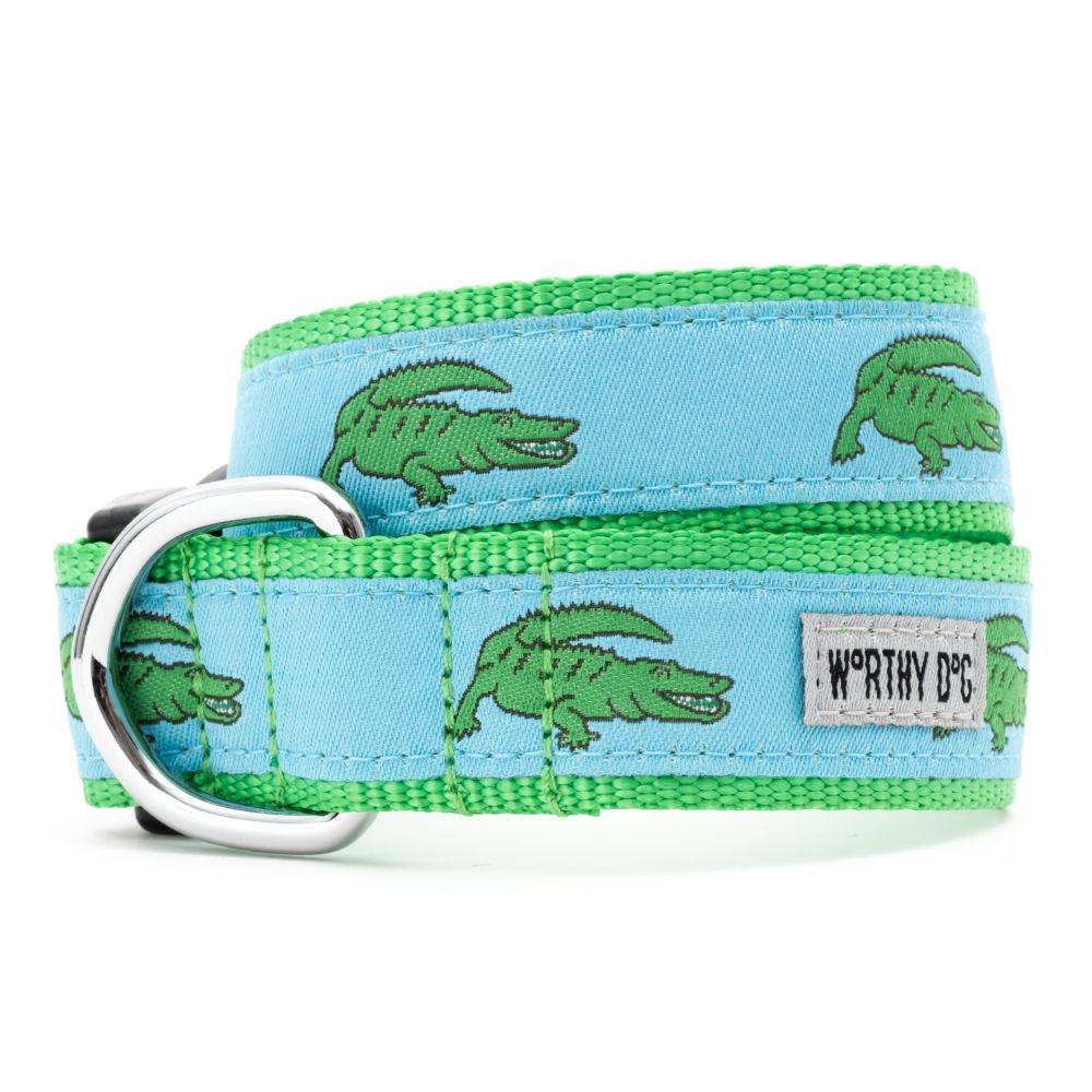 Blue Alligators Collar & Lead Collection Default Title