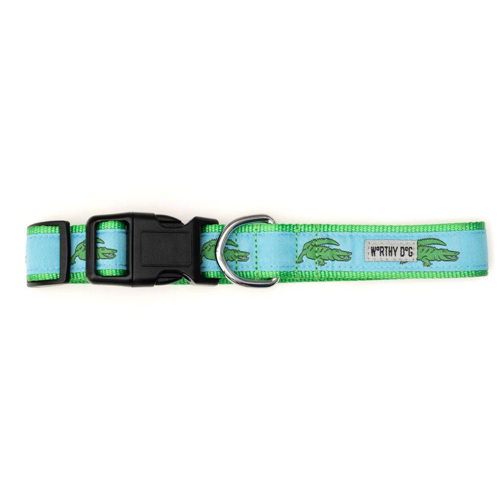 Blue Alligators Collar & Lead Collection