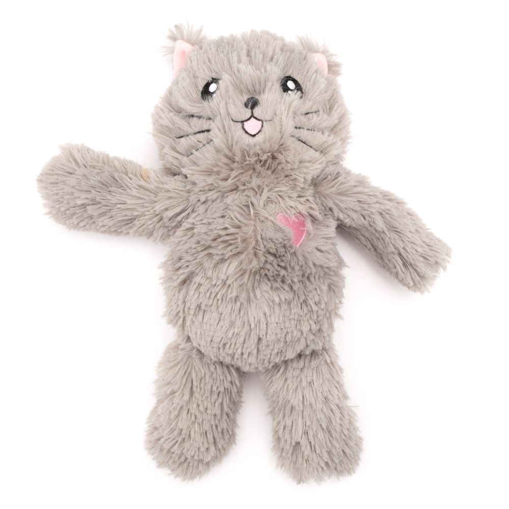 Gray Plush Worthy Cat Dog Toy Default Title