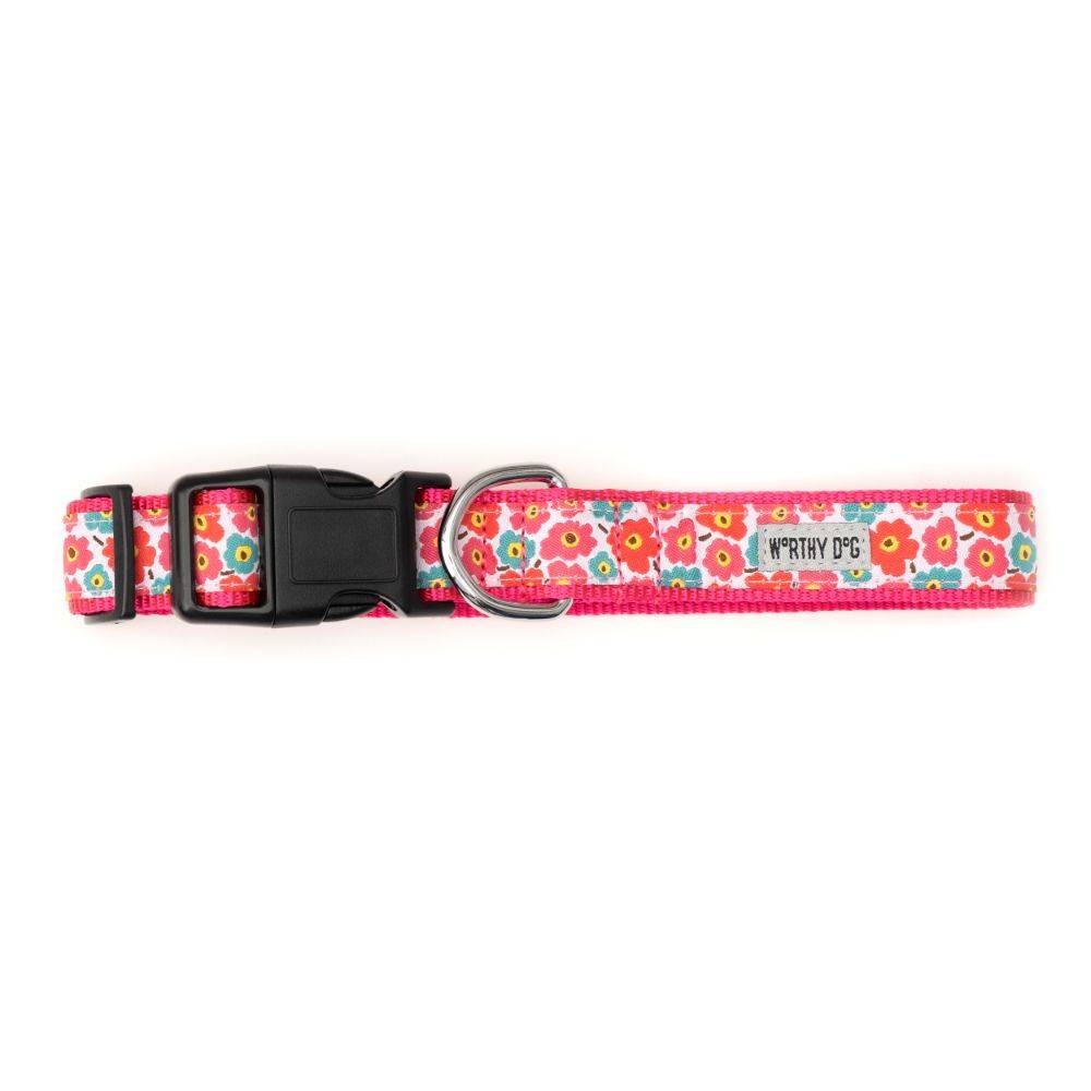 Pink Fleurs Collar & Lead Collection