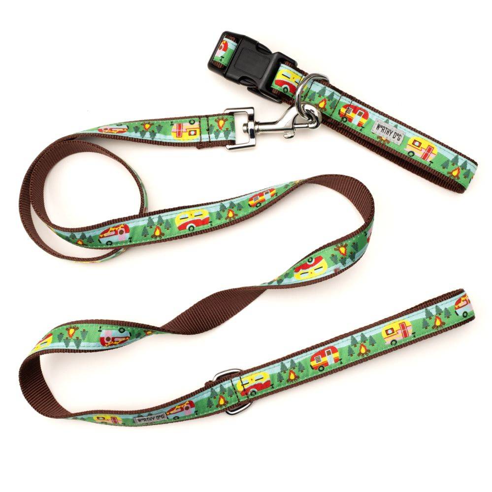 Happy Camper Collar & Lead Collection