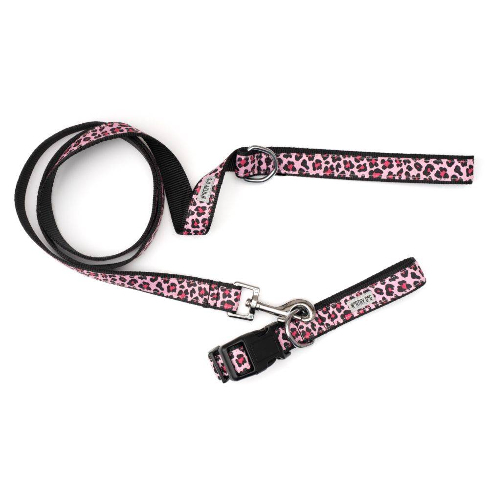 Pink Leopard Collar & Lead Collection