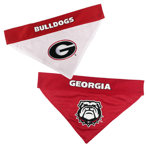 Georgia Bulldogs NCAA Reversible Dog Bandana