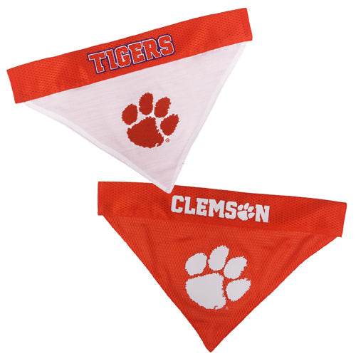 Clemson Tigers NCAA Reversible Dog Bandana