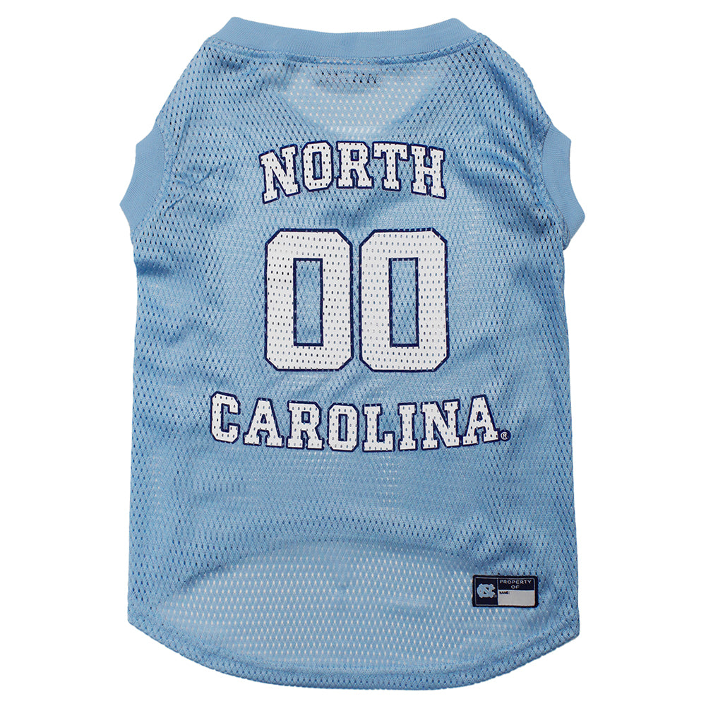 University of North Carolina Tar Heels Basketball Mesh Dog Jersey Option