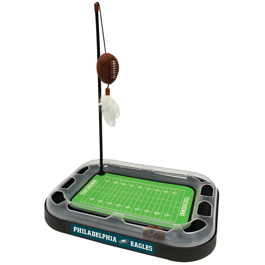 Philadelphia Eagles Football Cat Scratcher Toy by Pets First