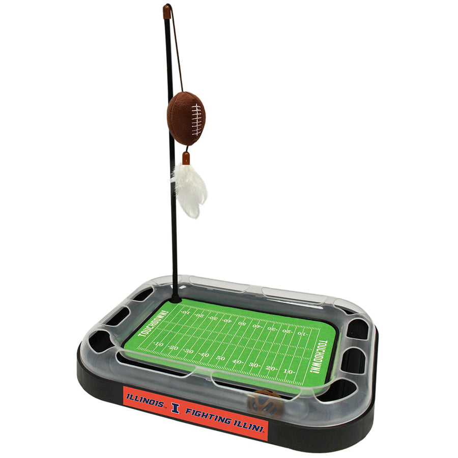 University of Illinois Football Cat Scratcher Toy by Pets First