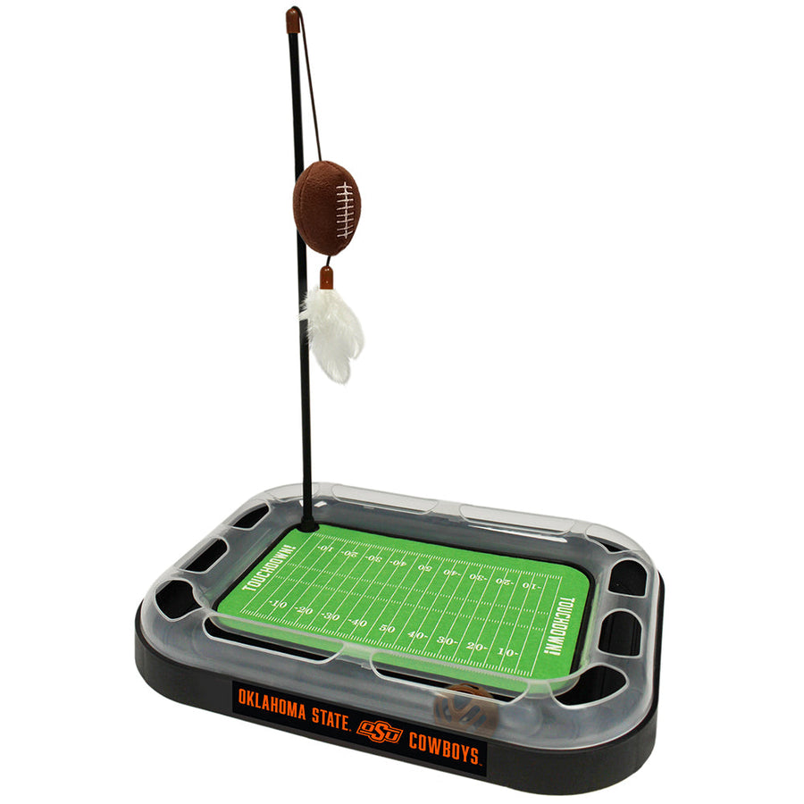 Oklahoma State Football Cat Scratcher Toy by Pets First