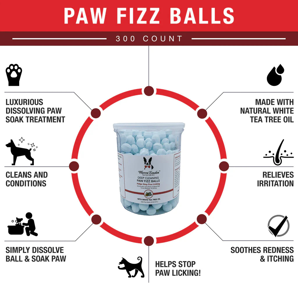 Deep Cleaning Paw Fizz Tablets / Balls