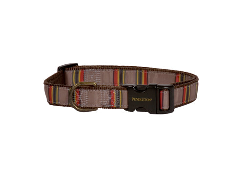 Pendleton Vintage Camp Umber Hiker Durable Dog Collar