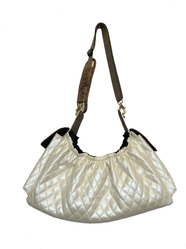 Gigi Sling - Ivory Quilted