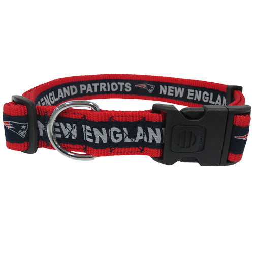 New England Patriots Woven Dog Collar