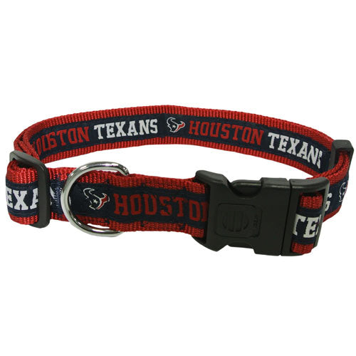 Houston Texans Woven Dog Collar