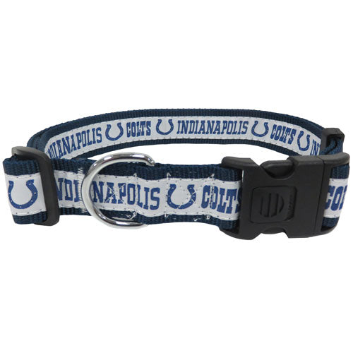 Indianapolis Colts Woven Dog Collar