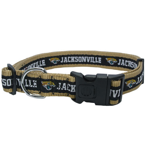 Jacksonville Jaguars Woven Dog Collar