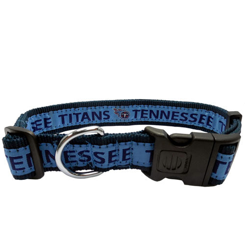 Tennessee Titans Woven Dog Collar