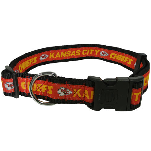 Kansas City Chiefs Woven Dog Collar