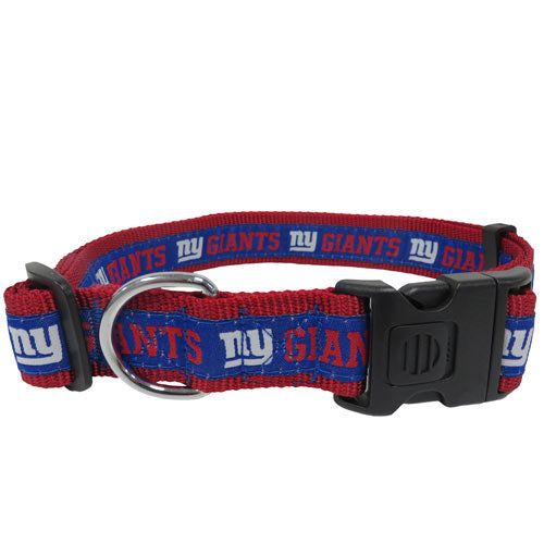 New York Giants Woven Dog Collar