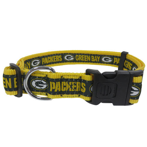 Green Bay Packers Woven Dog Collar
